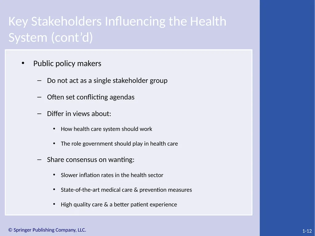 Health Care Delivery in the United States - slide 13 of 17