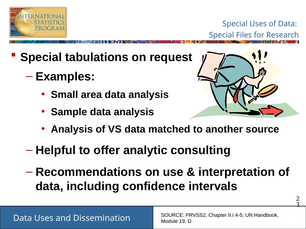 Data Uses and Dissemination These materials have - slide 23 of 53