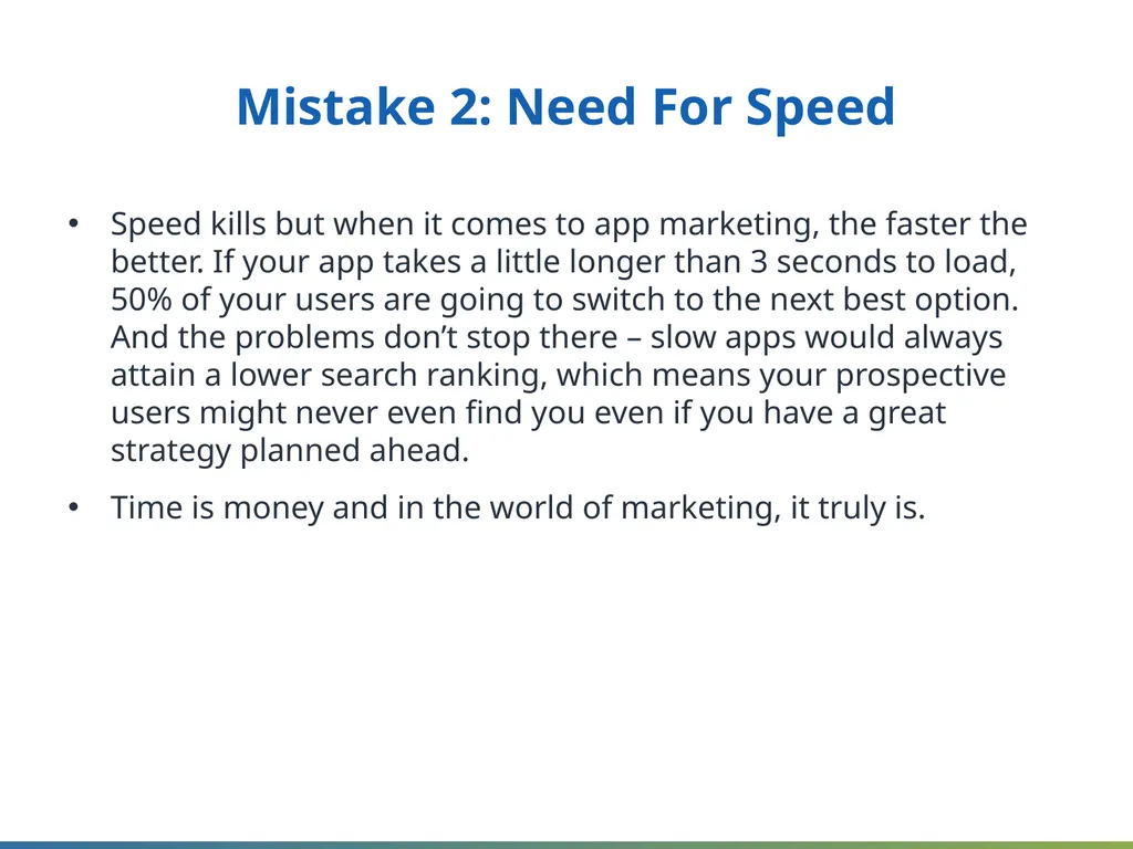 5 Biggest App Marketing Pitfalls Are you making - slide 10 of 21