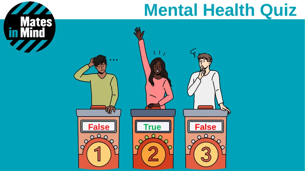 1 Mental Health Quiz 2 Mental health accounted for - slide 1 of 14