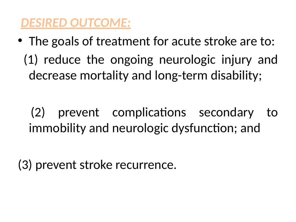 Stroke Stroke is a term used to describe an abrupt - slide 10 of 19
