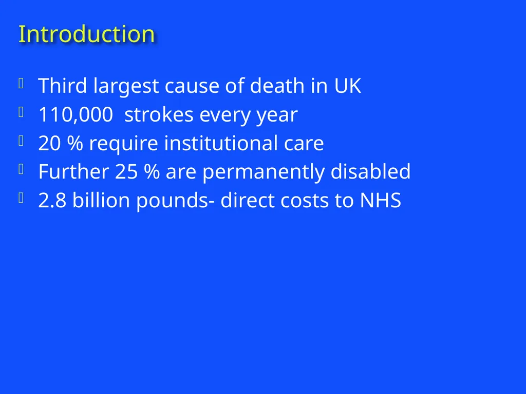 RAPID INTERVENTION WITH GTN IN HYPERACUTE STROKE - slide 3 of 28