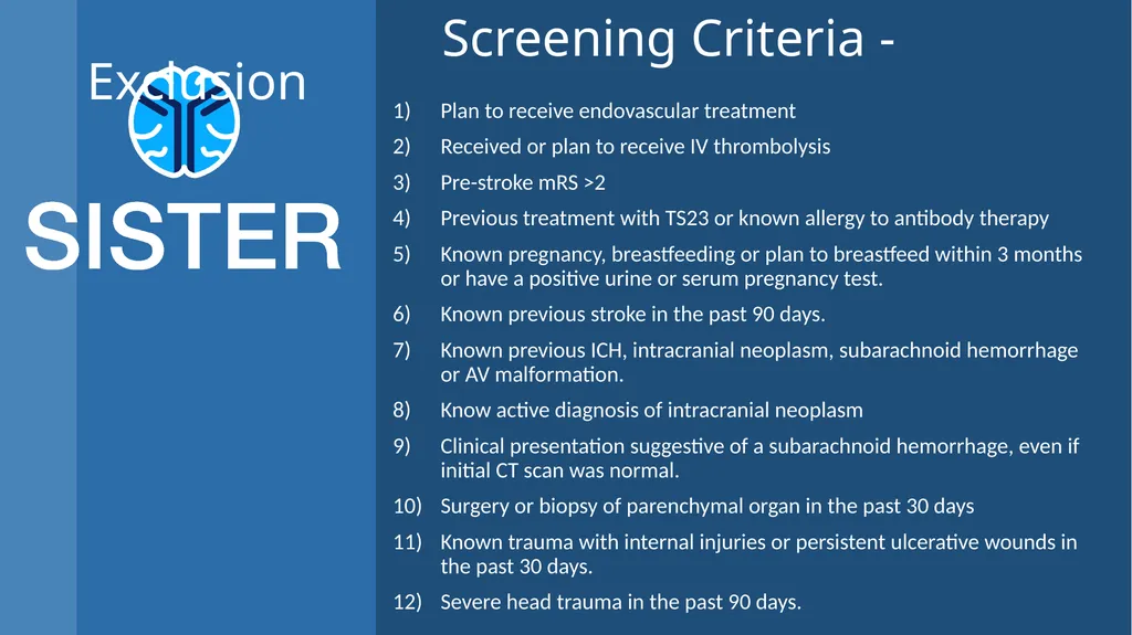 Strategy for Improving Stroke Treatment Response - slide 8 of 51