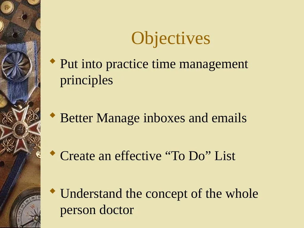 Now what: Mastering / Managing self and time - slide 2 of 21