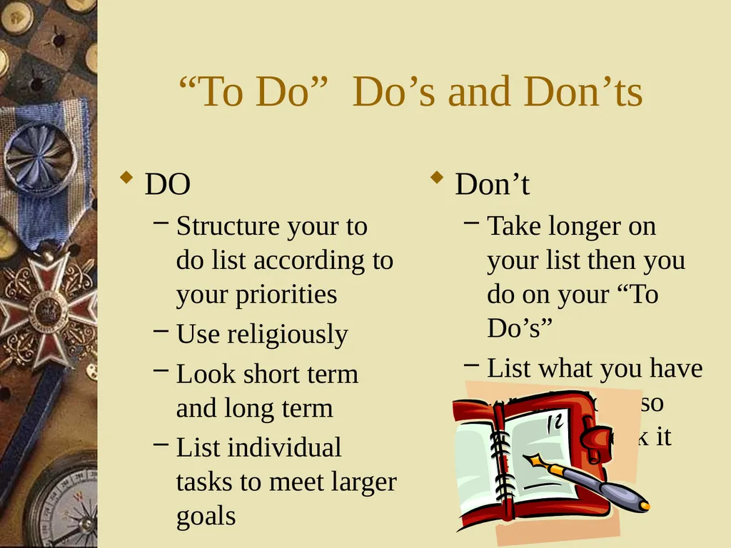 Now what: Mastering / Managing self and time - slide 13 of 21