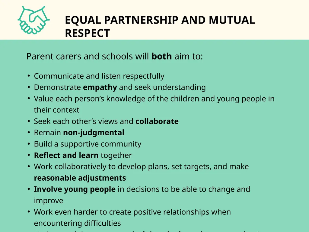 Our cornerstones OPEN COMMUNICATION EQUAL - slide 4 of 6