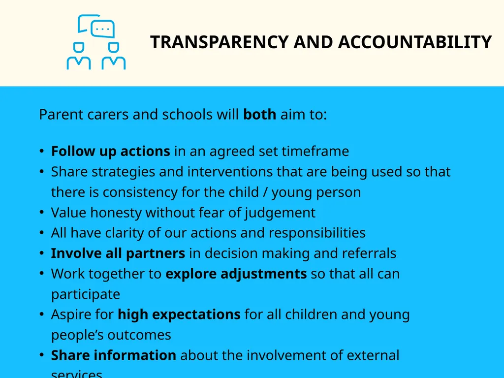 Our cornerstones OPEN COMMUNICATION EQUAL - slide 5 of 6