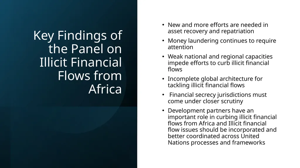 Asset Recovery and Forfeiture in Africa Hermione - slide 35 of 39