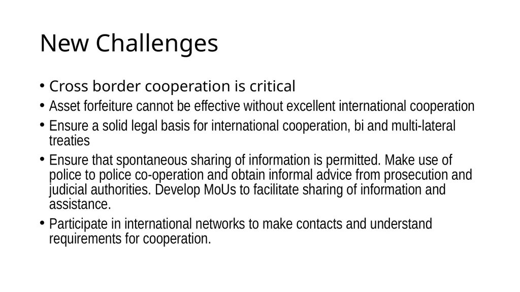 Asset Recovery and Forfeiture in Africa Hermione - slide 27 of 39