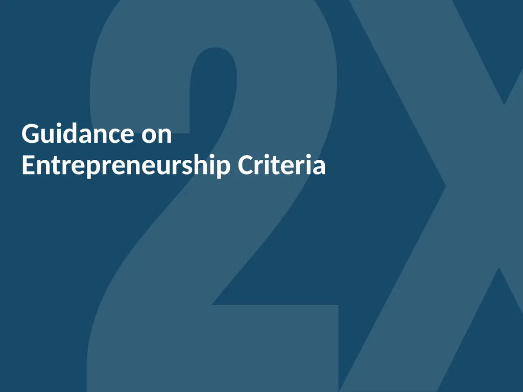 Guide to the 2X Criteria Version 2.0 June 2022 - slide 23 of 70