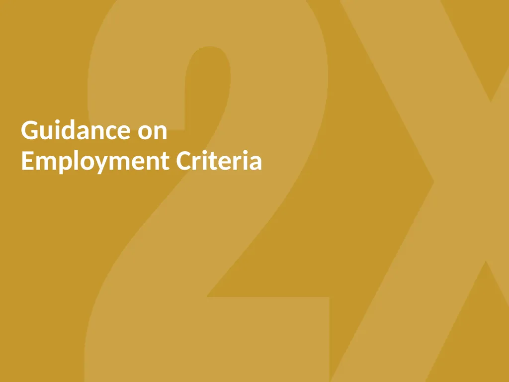 Guide to the 2X Criteria Version 2.0 June 2022 - slide 36 of 70