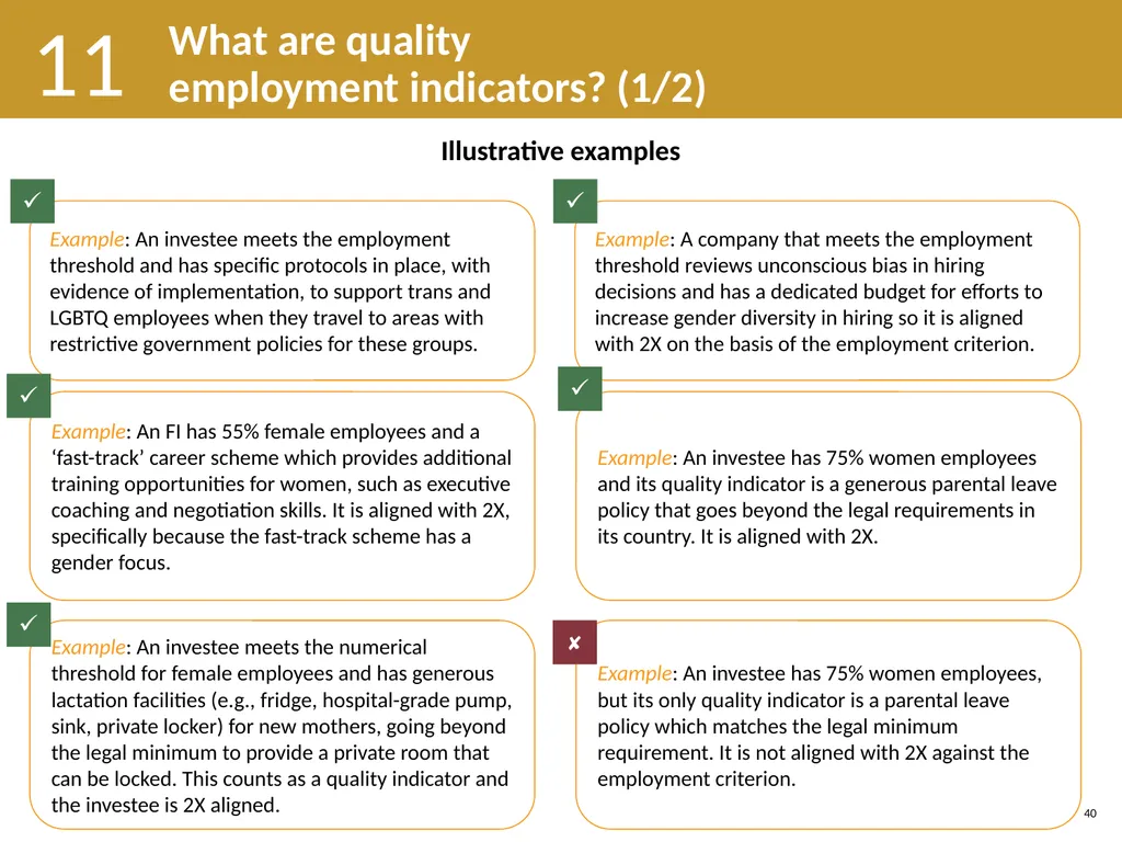 Guide to the 2X Criteria Version 2.0 June 2022 - slide 40 of 70