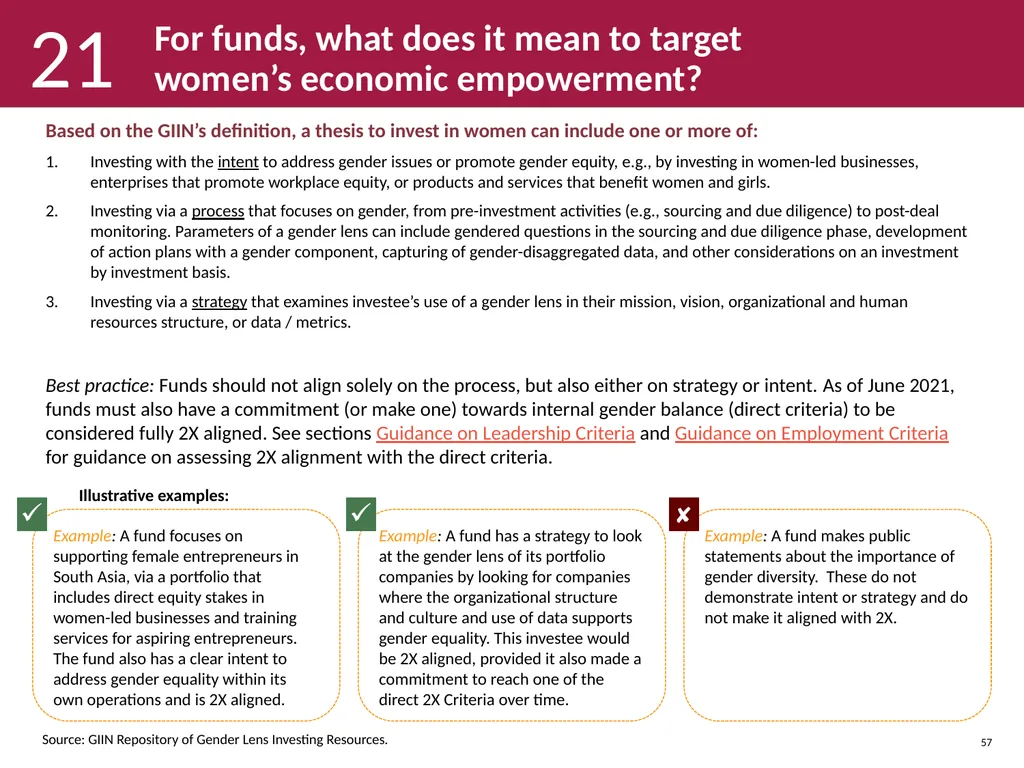 Guide to the 2X Criteria Version 2.0 June 2022 - slide 57 of 70