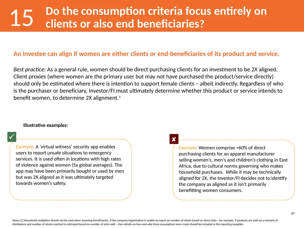 Guide to the 2X Criteria Version 2.0 June 2022 - slide 47 of 70