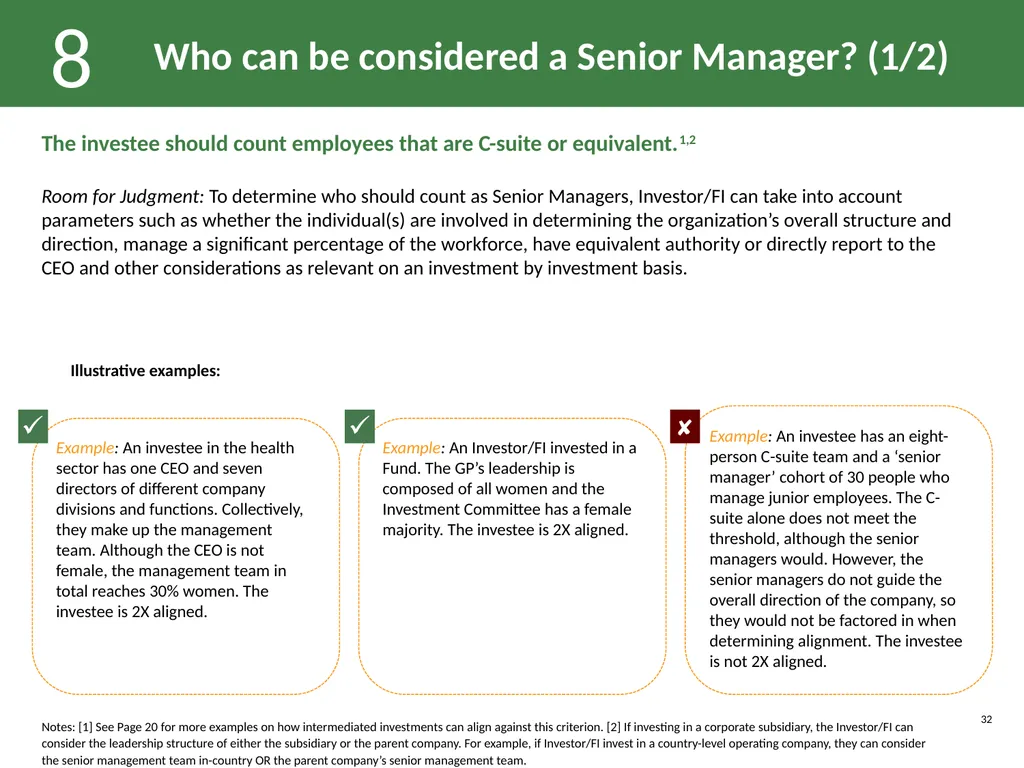 Guide to the 2X Criteria Version 2.0 June 2022 - slide 32 of 70