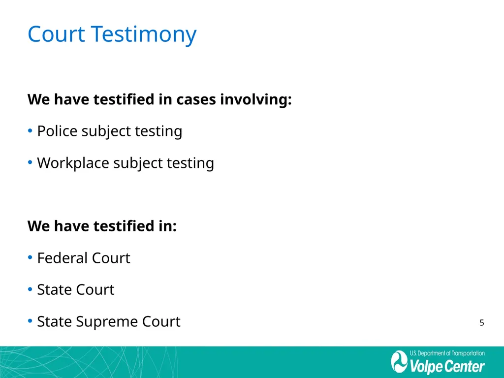 Everything You Ever Wanted to Know about EBTs and - slide 5 of 48