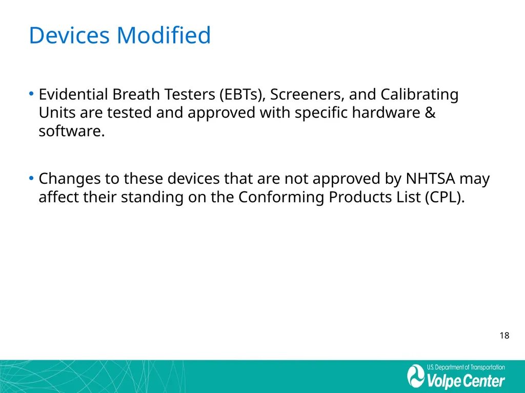 Everything You Ever Wanted to Know about EBTs and - slide 18 of 48