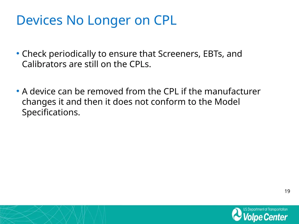 Everything You Ever Wanted to Know about EBTs and - slide 19 of 48