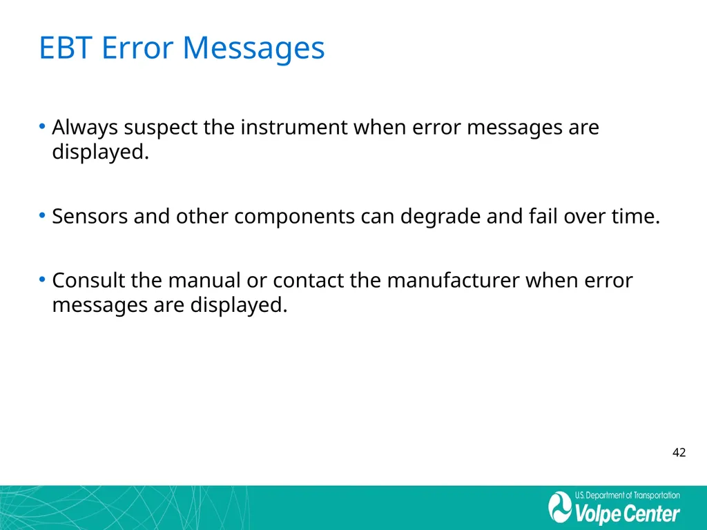 Everything You Ever Wanted to Know about EBTs and - slide 42 of 48