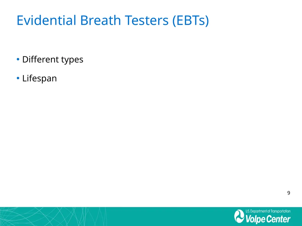 Everything You Ever Wanted to Know about EBTs and - slide 9 of 48
