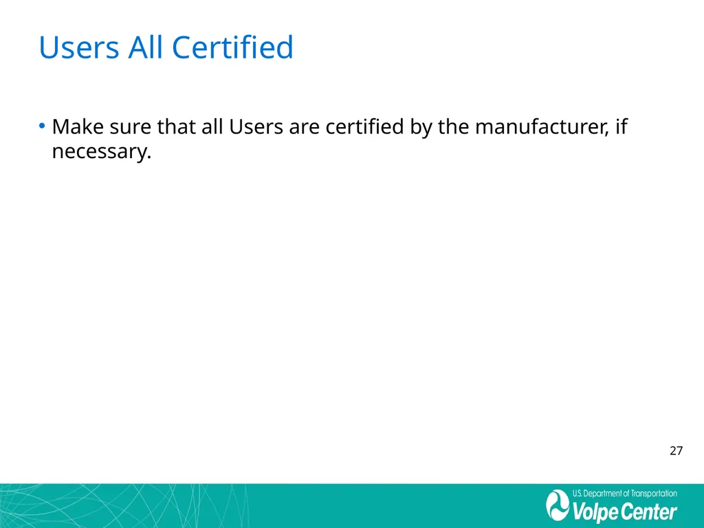 Everything You Ever Wanted to Know about EBTs and - slide 27 of 48