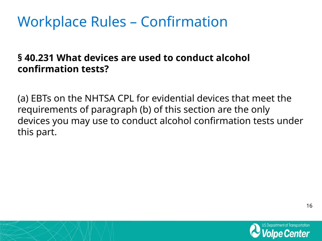 Everything You Ever Wanted to Know about EBTs and - slide 16 of 48