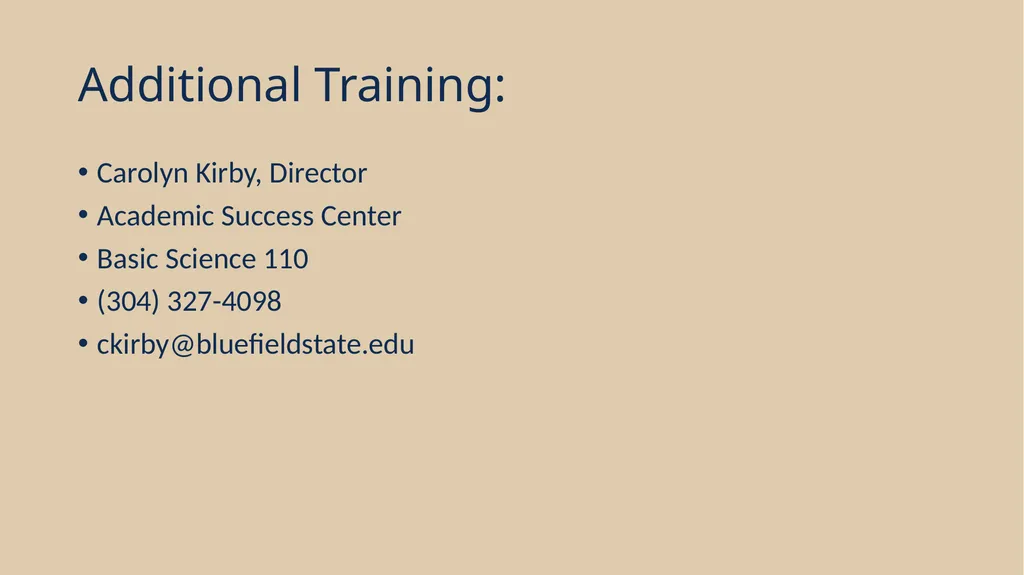 Ellucian Advise Training Introduction Faculty - slide 11 of 11