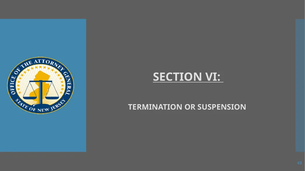 Law Enforcement Licensing AN OVERVIEW 1 SECTION I: - slide 63 of 76