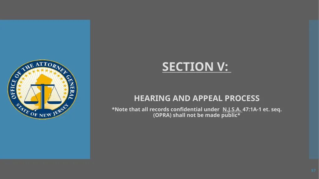 Law Enforcement Licensing AN OVERVIEW 1 SECTION I: - slide 57 of 76