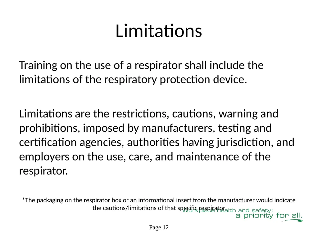 Respiratory Fit Testing Train the Trainer One part - slide 28 of 73