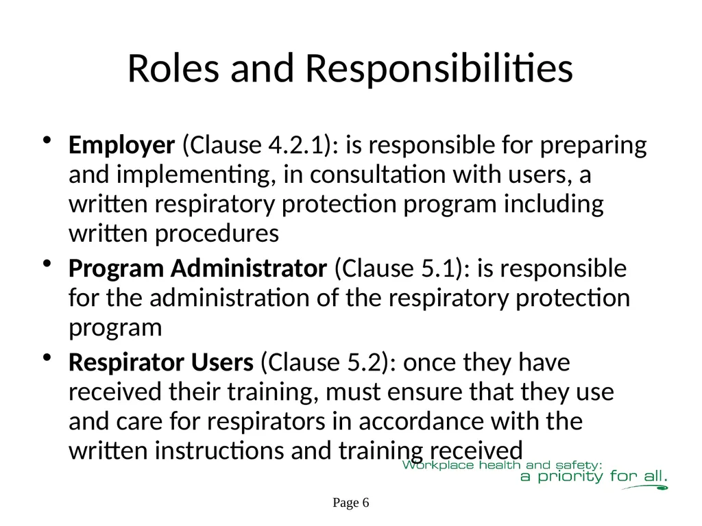 Respiratory Fit Testing Train the Trainer One part - slide 17 of 73