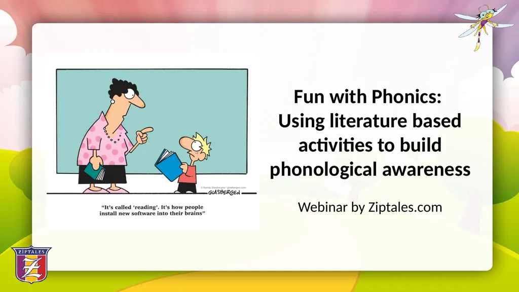 Fun with Phonics: Using literature based - slide 1 of 34