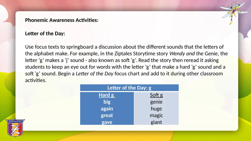 Fun with Phonics: Using literature based - slide 21 of 34