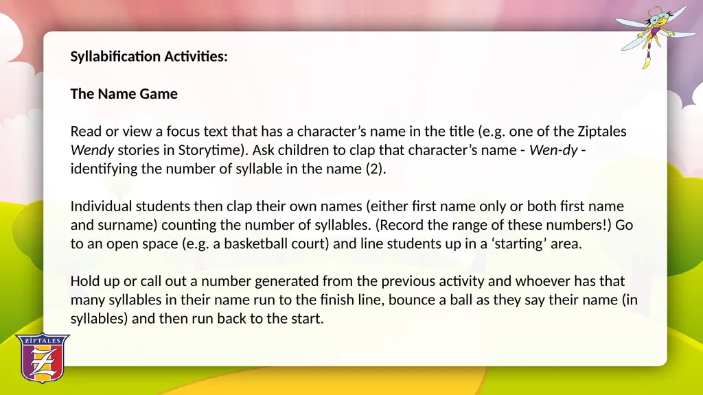 Fun with Phonics: Using literature based - slide 8 of 34