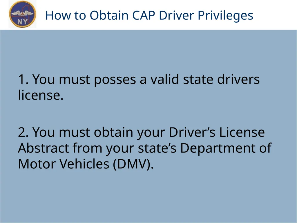CAP OWNED VEHICLE (COV) ORIENTATION Prepared MAY - slide 11 of 43