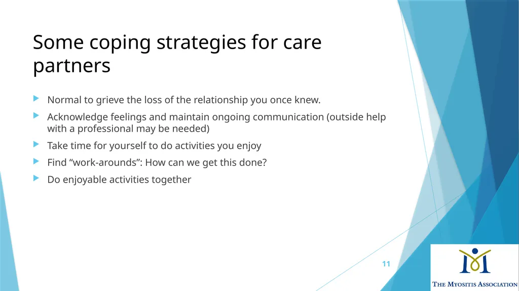 Living with Myositis: Emotional Challenges and - slide 11 of 14