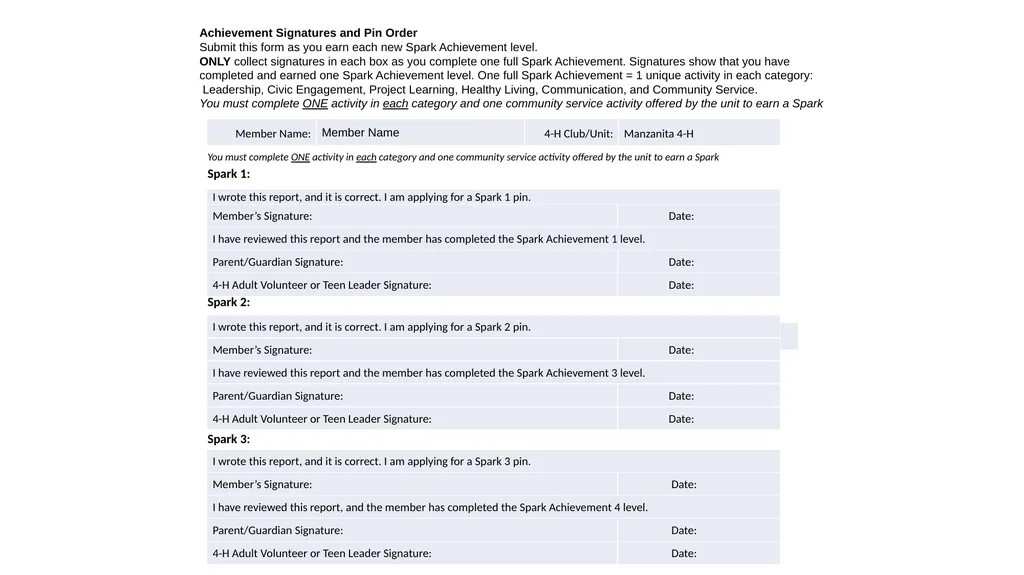 Spark Achievement Program Achievement Rank - slide 21 of 24
