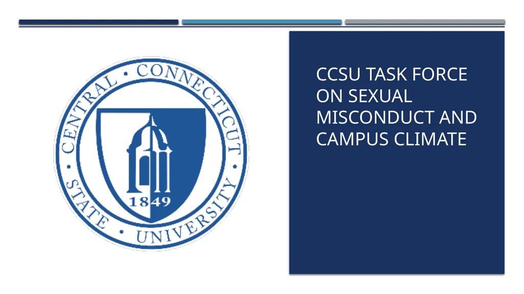 CCSU Task force on Sexual Misconduct and Campus - slide 11 of 11