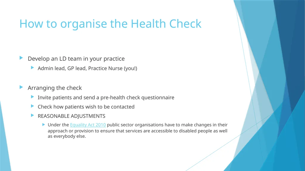 Learning Disabilities Champion Training Module 1 - slide 9 of 27