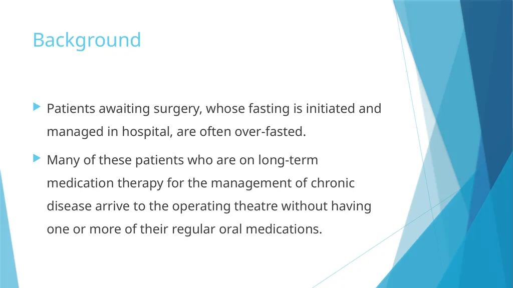 Eva Harkay Kovassy BA, MNP (Periop) The impact of - slide 4 of 29