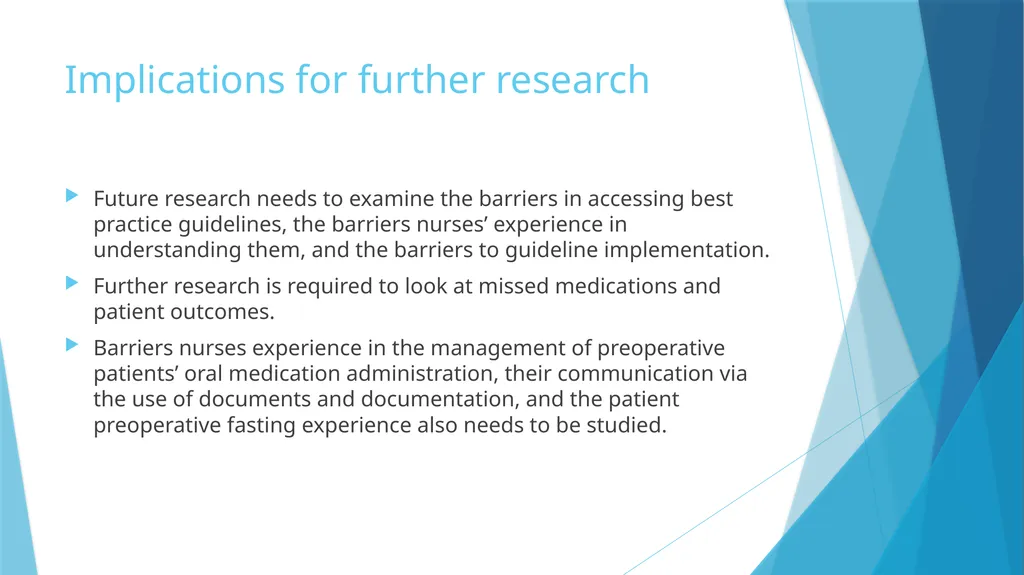 Eva Harkay Kovassy BA, MNP (Periop) The impact of - slide 23 of 29