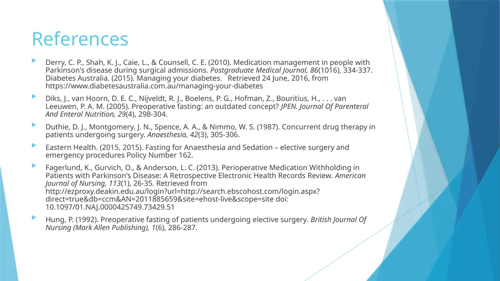 Eva Harkay Kovassy BA, MNP (Periop) The impact of - slide 27 of 29