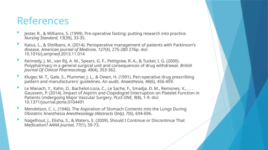 Eva Harkay Kovassy BA, MNP (Periop) The impact of - slide 28 of 29