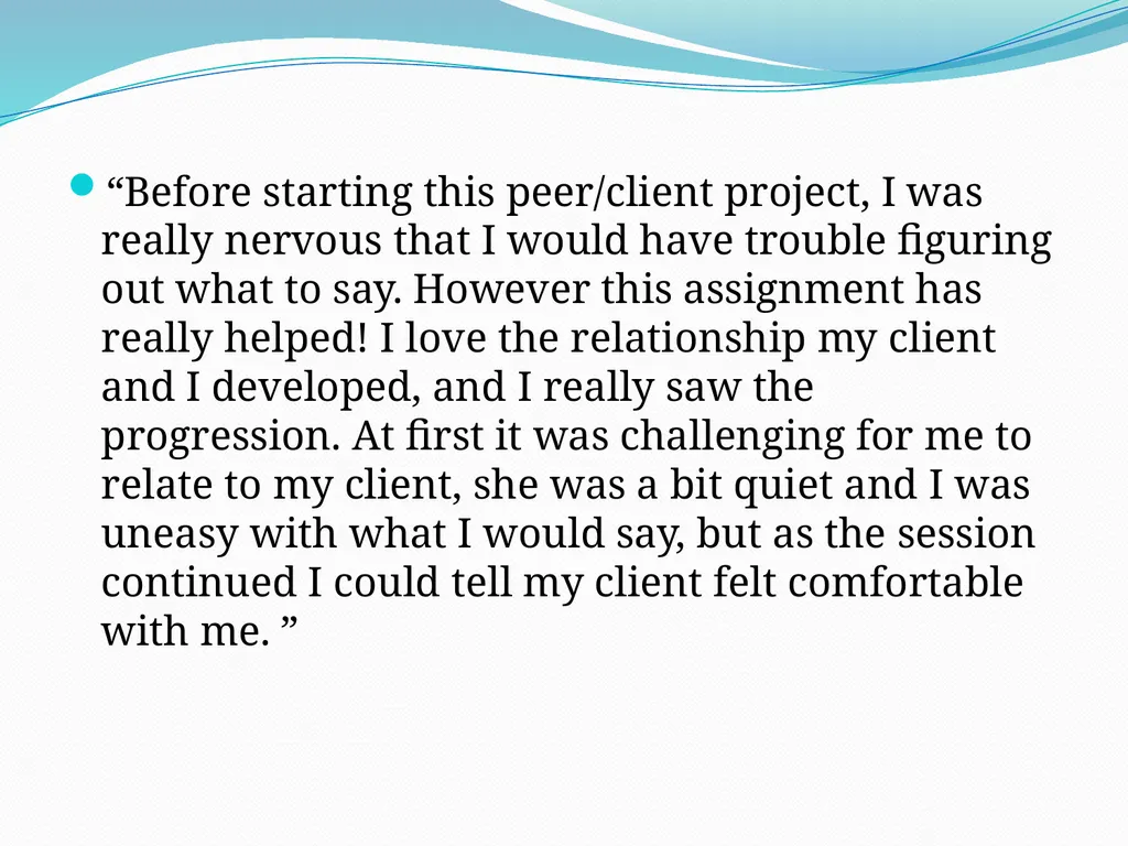 Authenticity in Generalist Social Work Practice - slide 16 of 20