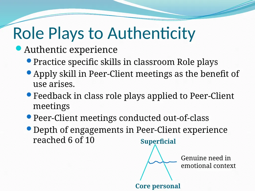 Authenticity in Generalist Social Work Practice - slide 3 of 20