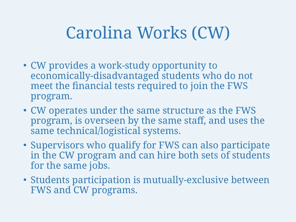 Work-Study Supervisor Training Academic Year - slide 12 of 55