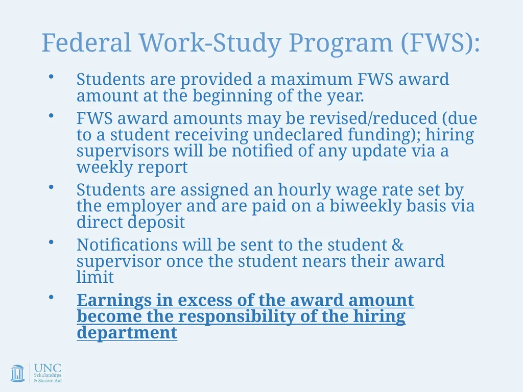 Work-Study Supervisor Training Academic Year - slide 11 of 55