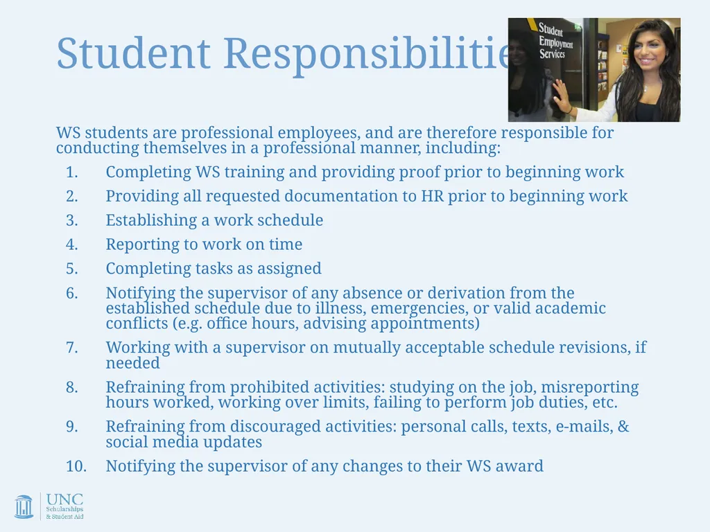 Work-Study Supervisor Training Academic Year - slide 31 of 55