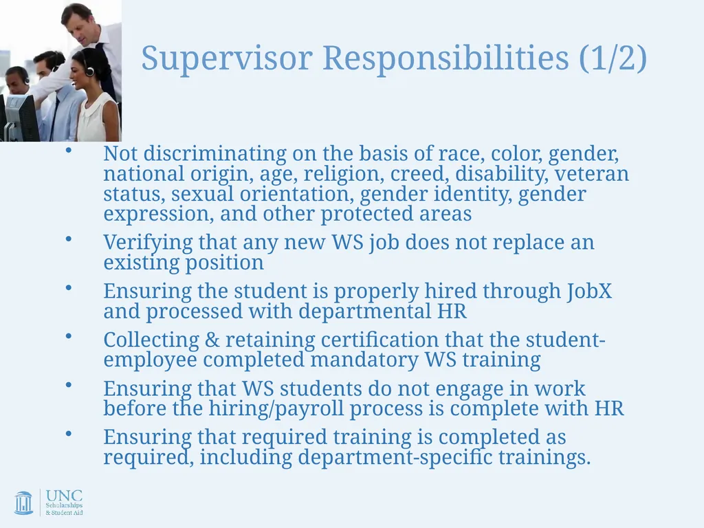 Work-Study Supervisor Training Academic Year - slide 32 of 55