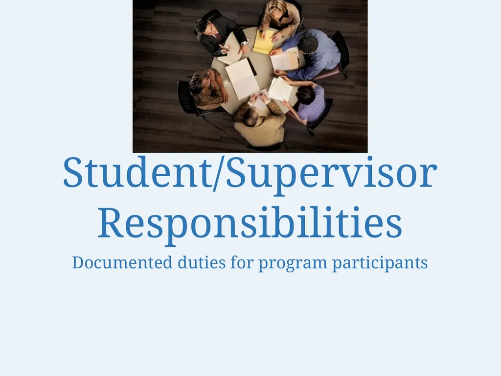 Work-Study Supervisor Training Academic Year - slide 30 of 55
